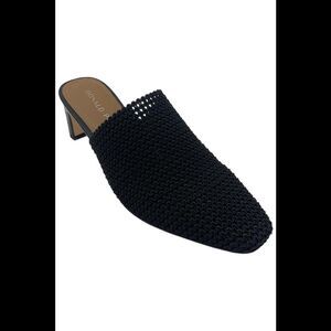 Donald Pliner Women's Jaliyah Basic Elastic Slip-On Heel Sandal Black - Medium